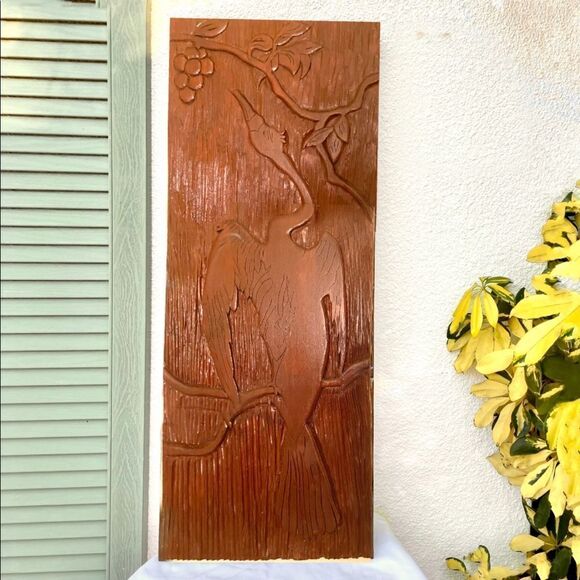 Wooden 3-D Bird Wall Art - Picture 1 of 4
